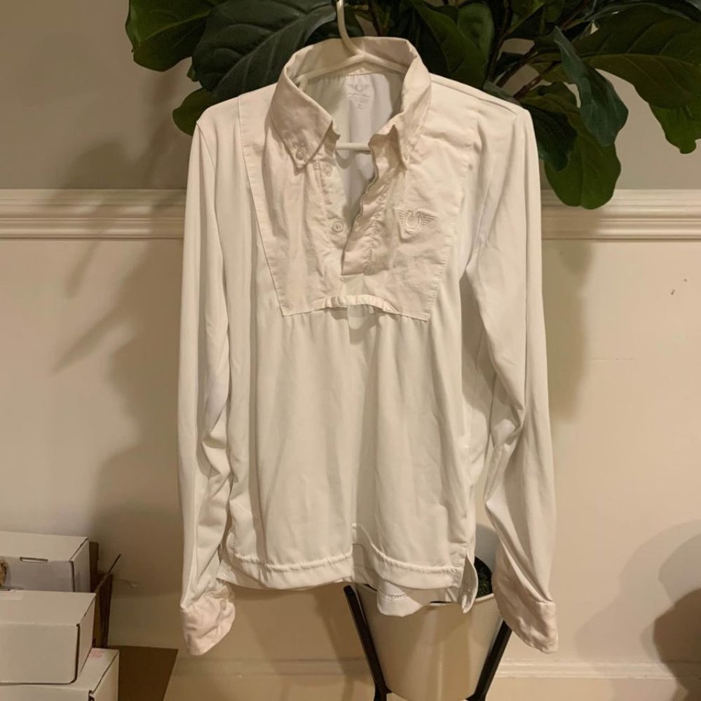 Boy's Equestrian Sport Tuffrider M horse show shirt